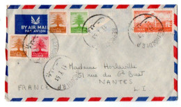 TB 4768 - 1953 - LSC - Lettre Par Avion De BEYROUTH ( Liban ) Pour NANTES ( France ) - Líbano