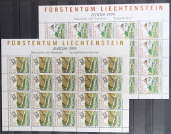 Liechtenstein Kleinbogensatz 1190-1191 Postfrisch CEPT #HR250 - Sonstige & Ohne Zuordnung
