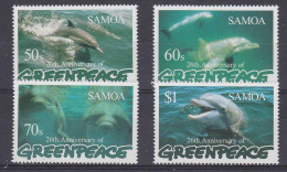 Samoa - 1997 - Dolphins - Greenpeace - Yv 858/61 - Delfini