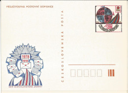 CDV 182 Czechoslovakia Stamp Exhibition Praga Day Of Czechoslovak Stamp 1978 - Expositions Philatéliques