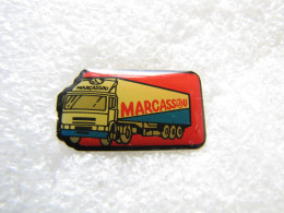 PIN'S   TRANSPORTS   CAMION   MARCASSOU - Trasporti