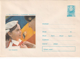 A24534 -  ONLY STRAITH  AHEAD  Pioneers Scouts  Cover Stationery 1969 ROMANIA - Interi Postali