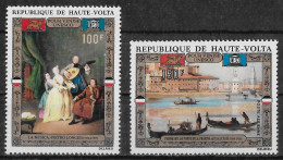 HAUTE-VOLTA - ART - UNESCO - SAUVEGARDE DE VENISE - PA 100 ET 101 - NEUF** MNH - Autres & Non Classés