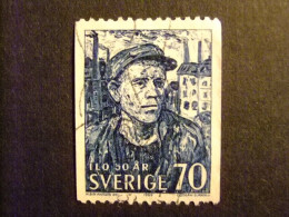 90 SUECIA SUEDE 1969 / ORGANIZACION INTERNACIONAL DEL TRABAJO / YVERT 614 FU - Used Stamps