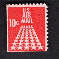 2010452915 1968  SCOTT C72 (XX) POSTFRIS MINT NEVER HINGED - FIFTY STAR - LEFT AND UNDERSIDE IMPERFORATED - 3b. 1961-... Unused