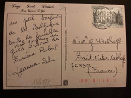 CP Pour La FRANCE TP LA HULPE TERHULPEN 15 OBL.21 9 93 - Cartas & Documentos