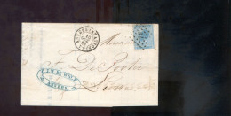 België OCB18 Gestempeld Op Brief Anvers-Lierre 1868 Perfect (2 Scans) - 1865-1866 Profile Left