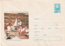 A24538 - In The Circle Of Ship Models Pioneers Scouts  Cover Stationery 1969 ROMANIA - Interi Postali