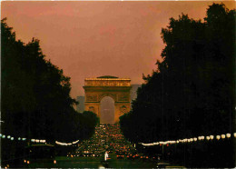 75 - Paris - Avenue Des Champs Elyséees - Arc De Triomphe - Vue De Nuit - CPM - Voir Scans Recto-Verso - Champs-Elysées