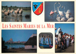 13 - Les Saintes Maries De La Mer - Multivues - Blasons - Procession - CPM - Voir Scans Recto-Verso - Saintes Maries De La Mer