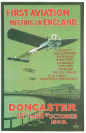 Publicite - First Aviation Meeting In England - Doncaster 1909 - Aviation - Avions - Art Peinture Illustration - Vintage - Publicité