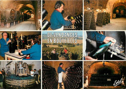 Vignes - Moet Et Chandon De Vendanges En Bouteilles - Multivues - CPM - Voir Scans Recto-Verso - Wijnbouw