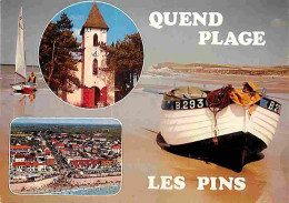 80 - Quend Plage Les Pins - Multivues - Plage - Flamme Postale - CPM - Voir Scans Recto-Verso - Quend