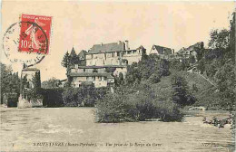 64 - Sauveterre De Béarn - Vue Prise De La Berge Du Gave - Oblitération Ronde De 1908 - CPA - Voir Scans Recto-Verso - Sauveterre De Bearn