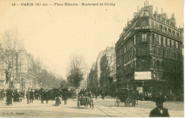 PARIS. Place Blanche. Boulevard De Clichy. - Arrondissement: 09