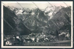 Aosta Courmayeur Foto Cartolina ZQ4651 - Aosta