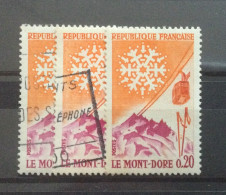 Num.1306 - (0,20Fr) Le Mont-Dore - Lot De 3 (2 Neufs Dont 1 Oblitéré) - Unused Stamps