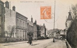 Cp PONT A MOUSSON 54 - 1928 - L'Avenue Carnot - Pont A Mousson