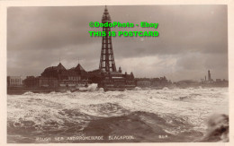R392741 Blackpool. Rough Sea And Promenade - Mundo