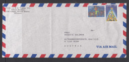 001233/ Philippines Airmail Cover 1989 To Austria - Filipinas