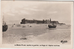 BERCK PLAGE  LA PLAGE ET L HOPITAL MARITIME - Berck