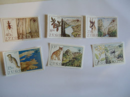 YUGOSLAVIA MNH   SET    6 ANIMALS   PLANTS  1981 - Sonstige & Ohne Zuordnung