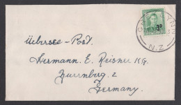 001239/ New Zealand 1953 Cover  To Germany - Luftpost