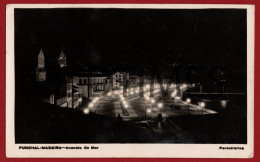 PORTUGAL - MADEIRA - FUNCHAL - AVENIDA DO MAR - PERESTRELLOS - 1943 REAL PHOTO PC - Lisboa