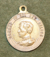 Médaille Belge Albert 1er - Nieuport 1914  Guerre 14-18  - Belgian Medal WWI Médaillette Journée - Bélgica