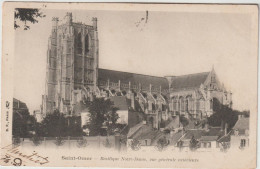 SAINT OMER  BASILIQUE NOTRE DAM VUE GENERALE EXTERIEURE - Saint Omer