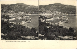 Stereo CPA Villefranche Sur Mer Alpes Maritimes, Gesamtansicht - Other & Unclassified