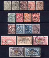 Alexandrie - 1902 -  Type De France   -  N° 19 à 33 + 19a/25a/27a  - Oblit - Used - Oblitérés