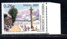 ANDORRE PRINCIPAT ANDORRA 2003 CHRISTMAS NATALE NOEL WEIHNACHTEN NAVIDAD 0.26€ MNH - Unused Stamps
