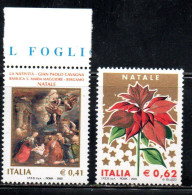 ITALIA REPUBBLICA ITALY REPUBLIC 2003 NATALE CHRISTMAS NOEL WEIHNACHTEN NAVIDAD NATAL COMPLETE SET SERIE COMPLETA MNH - 2001-10: Ungebraucht