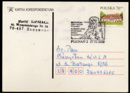 POLAND 2000 EUROPEAN DOG SHOW IN POZNAN SPECIAL CANCEL ON PC DOGS PON - Honden