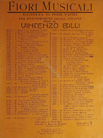 Spartiti - Fiori Musicali - Il Carnevale Di Venezia - Pianoforte Di V. Billi - Non Classificati