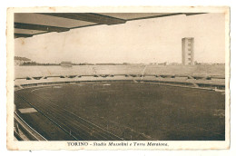 TORINO - Stadio Mussolini E Torre Maratona - Stades & Structures Sportives