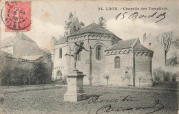 FRANCE - Laon - Vue Sur La Chapelle Des Templiers - De L'extérieure - Statue - Vue Générale - Carte Postale Ancienne - Laon