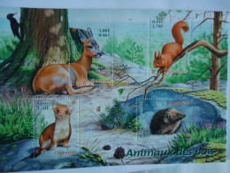 FRANCE   MNH   STAMPS    SHEET ANIMALS 2001 - Sonstige & Ohne Zuordnung