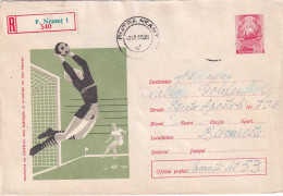 A24554 - FOOTBAL  Cover Stationery 1967  ROMANIA - Entiers Postaux