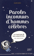 Paroles Inconnues D'hommes Célèbres (2015) De Camille Saféris - Humor