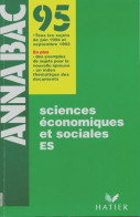 Sciences économiques Et Sociales Es (1990) De Collectif - 12-18 Anni