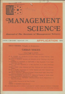 Mangement Science Volume 16 N°12 (1970) De Collectif - Economie