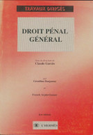 Droit Pénal Général (1994) De G. Danjaume - Derecho