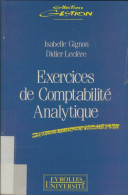 Exercices De Comptabilité Analytique (1991) De Isabelle Gignon - Management