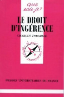 Le Droit D'ingérence (1994) De Charles Zorgbibe - Politique