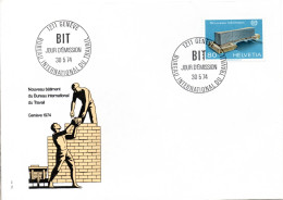 Switzerland, Bureau International Du Travail, FDC, 1974, Michel 104 - IAO