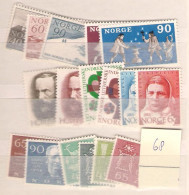 1968 MNH Norwegen, Year Complete According To Michel  Postfris** - Volledig Jaar