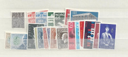 1969 MNH Norwegen, Year Complete According To Michel  Postfris** - Años Completos