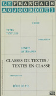 Le Français Aujourd'hui N°79 (1987) De Collectif - Autres & Non Classés